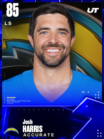 Josh Harris 85 OVR LS MUT card