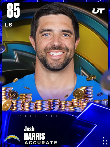Josh Harris 85 OVR LS MUT card