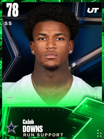 Caleb Downs 78 OVR SS MUT card
