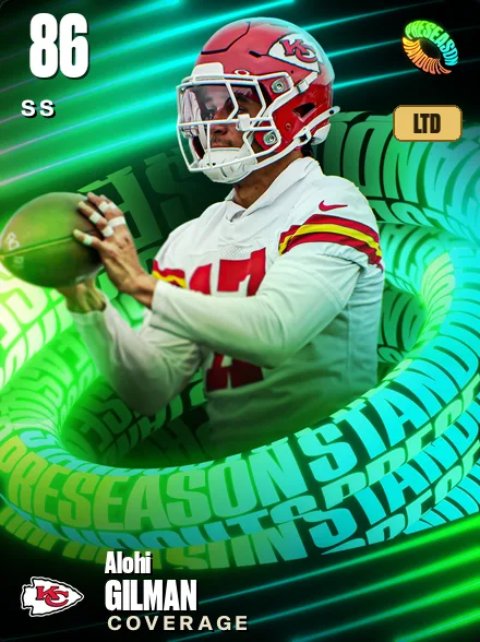 Alohi Gilman 86 OVR SS MUT card
