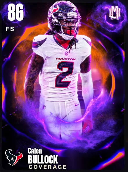 Calen Bullock 86 OVR FS MUT card