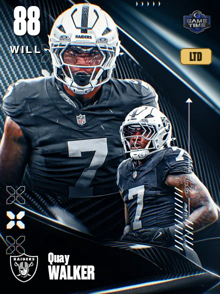 Quay Walker 88 OVR WILL MUT card
