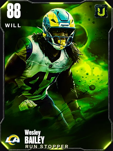 Wesley Bailey 88 OVR WILL MUT card