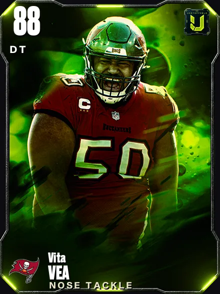 Vita Vea 88 OVR DT MUT card