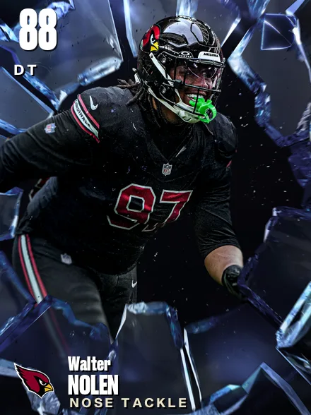 Walter Nolen 88 OVR DT MUT card