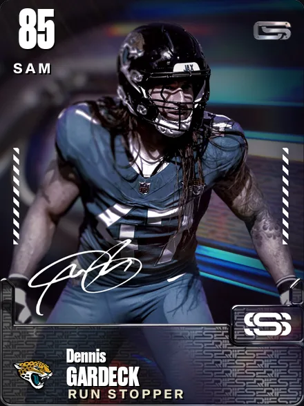 Dennis Gardeck 85 OVR SAM MUT card