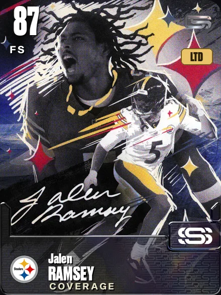 Jalen Ramsey 87 OVR FS MUT card