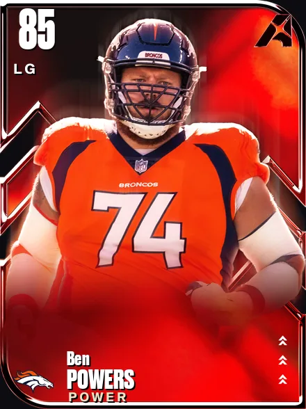 Ben Powers 85 OVR LG MUT card