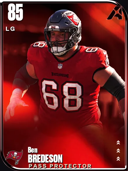 Ben Bredeson 85 OVR LG MUT card