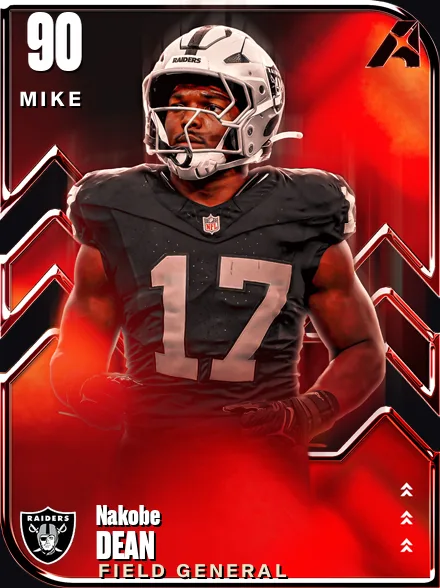 Nakobe Dean 90 OVR MIKE MUT card