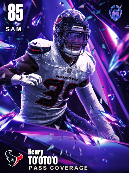 Henry To'oTo'o 85 OVR SAM MUT card