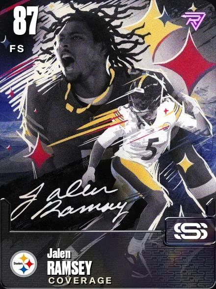 Jalen Ramsey 87 OVR FS MUT card